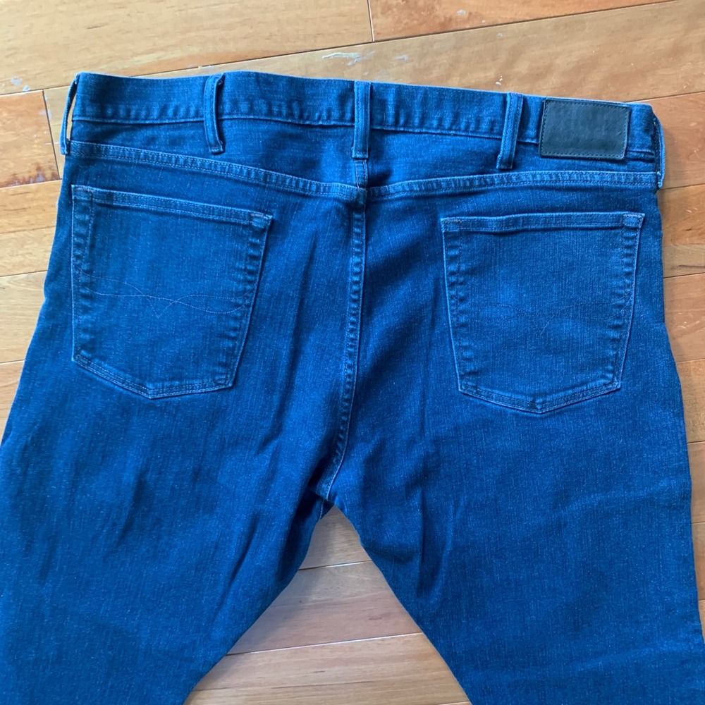 Polo Ralph Lauren 40x30 Jeans Dark Wash Excellent Straight Leg Denim‎ Pants - Picture 3 of 10